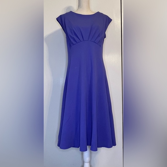 Liz Claiborne NWT Elegant Purple Dress Women’s Size 10 - Picture 8 of 8